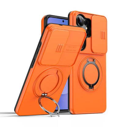 Camera Sliding Shield Magnetic Rotation Holder Phone Case, For Galaxy S26 FE 5G, For Galaxy Z Fold8 Ultra 5G, For Galaxy S26+ 5G, For Galaxy S26 Ultra 5G, For Galaxy S26 5G, For Galaxy S25 FE 5G, For Galaxy S25 / S24 5G, For Galaxy S25+ / S24+ 5G      ...