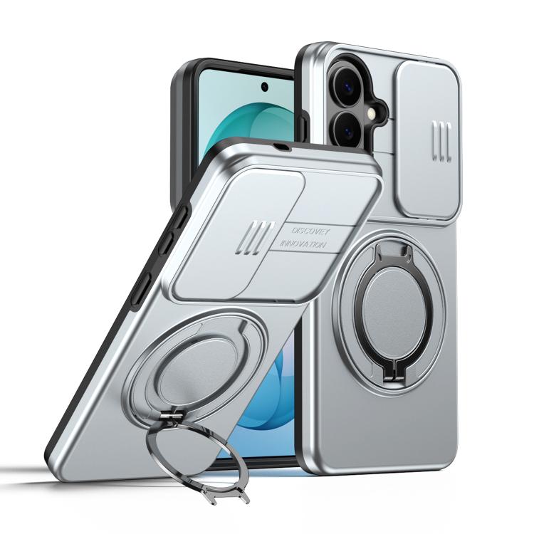 Camera Sliding Shield Magnetic Rotation Holder Phone Case, For Galaxy S26 FE 5G, For Galaxy Z Fold8 Ultra 5G, For Galaxy S26+ 5G, For Galaxy S26 Ultra 5G, For Galaxy S26 5G, For Galaxy S25 FE 5G, For Galaxy S25 / S24 5G, For Galaxy S25+ / S24+ 5G      ...