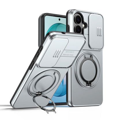 Camera Sliding Shield Magnetic Rotation Holder Phone Case, For Galaxy S26 FE 5G, For Galaxy Z Fold8 Ultra 5G, For Galaxy S26+ 5G, For Galaxy S26 Ultra 5G, For Galaxy S26 5G, For Galaxy S25 FE 5G, For Galaxy S25 / S24 5G, For Galaxy S25+ / S24+ 5G      ...