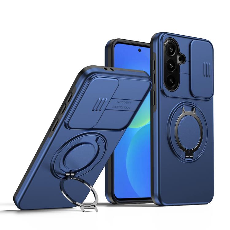 Camera Sliding Shield Magnetic Rotation Holder Phone Case, For Galaxy S26 FE 5G, For Galaxy Z Fold8 Ultra 5G, For Galaxy S26+ 5G, For Galaxy S26 Ultra 5G, For Galaxy S26 5G, For Galaxy S25 FE 5G, For Galaxy S25 / S24 5G, For Galaxy S25+ / S24+ 5G      ...