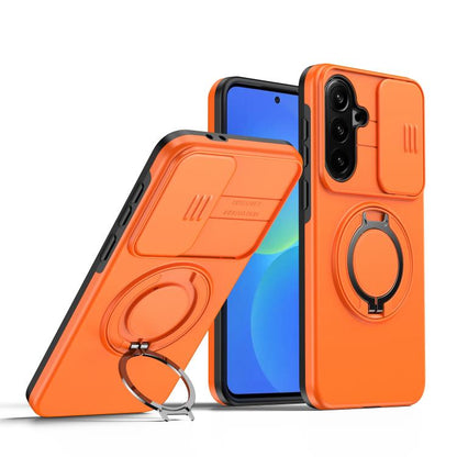 Camera Sliding Shield Magnetic Rotation Holder Phone Case, For Galaxy S26 FE 5G, For Galaxy Z Fold8 Ultra 5G, For Galaxy S26+ 5G, For Galaxy S26 Ultra 5G, For Galaxy S26 5G, For Galaxy S25 FE 5G, For Galaxy S25 / S24 5G, For Galaxy S25+ / S24+ 5G      ...
