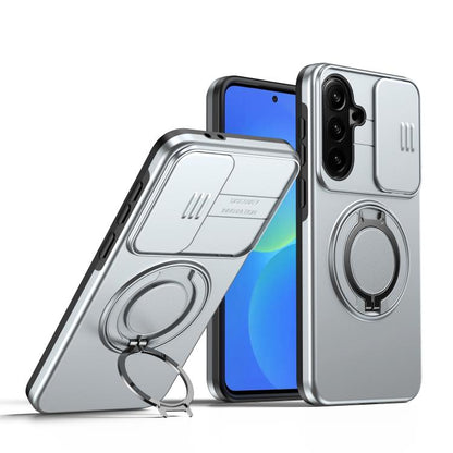 Camera Sliding Shield Magnetic Rotation Holder Phone Case, For Galaxy S26 FE 5G, For Galaxy Z Fold8 Ultra 5G, For Galaxy S26+ 5G, For Galaxy S26 Ultra 5G, For Galaxy S26 5G, For Galaxy S25 FE 5G, For Galaxy S25 / S24 5G, For Galaxy S25+ / S24+ 5G      ...