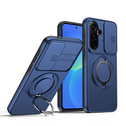 Camera Sliding Shield Magnetic Rotation Holder Phone Case, For Galaxy S26 FE 5G, For Galaxy Z Fold8 Ultra 5G, For Galaxy S26+ 5G, For Galaxy S26 Ultra 5G, For Galaxy S26 5G, For Galaxy S25 FE 5G, For Galaxy S25 / S24 5G, For Galaxy S25+ / S24+ 5G      ...
