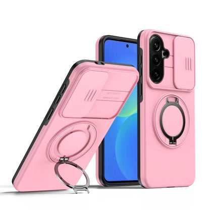 Camera Sliding Shield Magnetic Rotation Holder Phone Case, For Galaxy S26 FE 5G, For Galaxy Z Fold8 Ultra 5G, For Galaxy S26+ 5G, For Galaxy S26 Ultra 5G, For Galaxy S26 5G, For Galaxy S25 FE 5G, For Galaxy S25 / S24 5G, For Galaxy S25+ / S24+ 5G      ...