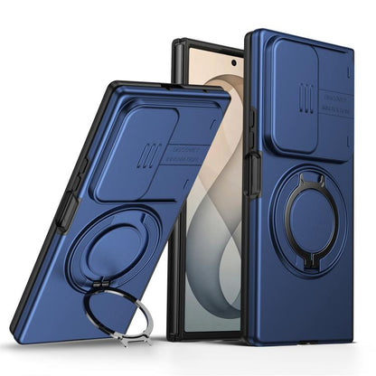 Camera Sliding Shield Magnetic Rotation Holder Phone Case, For Galaxy S26 FE 5G, For Galaxy Z Fold8 Ultra 5G, For Galaxy S26+ 5G, For Galaxy S26 Ultra 5G, For Galaxy S26 5G, For Galaxy S25 FE 5G, For Galaxy S25 / S24 5G, For Galaxy S25+ / S24+ 5G      ...