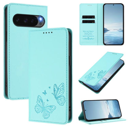 Strong Magnetic Dual Butterfly RFID Vegan Leather Phone Case, For Google Pixel 11 Pro XL, For Google Pixel 11 Pro / Pixel 11, For Google Pixel 10a, For Google Pixel 10 Pro XL / Pixel 9 Pro XL, For Google Pixel 10 / 10 Pro / Pixel 9 / 9 Pro             ...