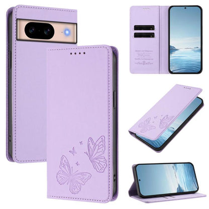 Strong Magnetic Dual Butterfly RFID Vegan Leather Phone Case, For Google Pixel 11 Pro XL, For Google Pixel 11 Pro / Pixel 11, For Google Pixel 10a, For Google Pixel 10 Pro XL / Pixel 9 Pro XL, For Google Pixel 10 / 10 Pro / Pixel 9 / 9 Pro             ...