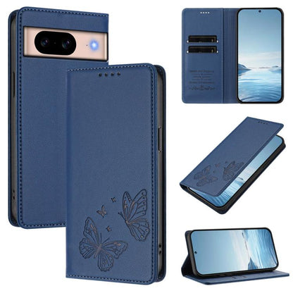 Strong Magnetic Dual Butterfly RFID Vegan Leather Phone Case, For Google Pixel 11 Pro XL, For Google Pixel 11 Pro / Pixel 11, For Google Pixel 10a, For Google Pixel 10 Pro XL / Pixel 9 Pro XL, For Google Pixel 10 / 10 Pro / Pixel 9 / 9 Pro             ...
