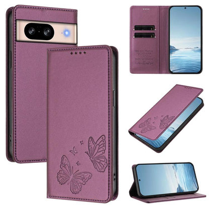 Strong Magnetic Dual Butterfly RFID Vegan Leather Phone Case, For Google Pixel 11 Pro XL, For Google Pixel 11 Pro / Pixel 11, For Google Pixel 10a, For Google Pixel 10 Pro XL / Pixel 9 Pro XL, For Google Pixel 10 / 10 Pro / Pixel 9 / 9 Pro             ...