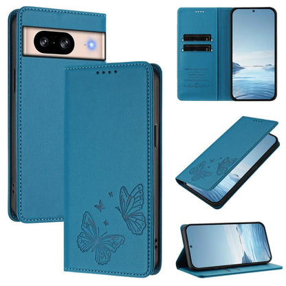 Strong Magnetic Dual Butterfly RFID Vegan Leather Phone Case, For Google Pixel 11 Pro XL, For Google Pixel 11 Pro / Pixel 11, For Google Pixel 10a, For Google Pixel 10 Pro XL / Pixel 9 Pro XL, For Google Pixel 10 / 10 Pro / Pixel 9 / 9 Pro             ...
