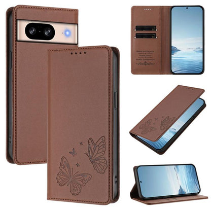Strong Magnetic Dual Butterfly RFID Vegan Leather Phone Case, For Google Pixel 11 Pro XL, For Google Pixel 11 Pro / Pixel 11, For Google Pixel 10a, For Google Pixel 10 Pro XL / Pixel 9 Pro XL, For Google Pixel 10 / 10 Pro / Pixel 9 / 9 Pro             ...
