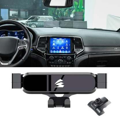 Car Air Vent Metal Gravity Phone Holder Mount, For Jeep Grand Commander 2018-2022, For Jeep Cherokee 2016-2017, For Jeep Wrangler 2011-2018, For Jeep Wrangler 2019-2022, For Jeep Grand Cherokee 2014-2020, For Jeep Grand Cherokee 2021                   ...