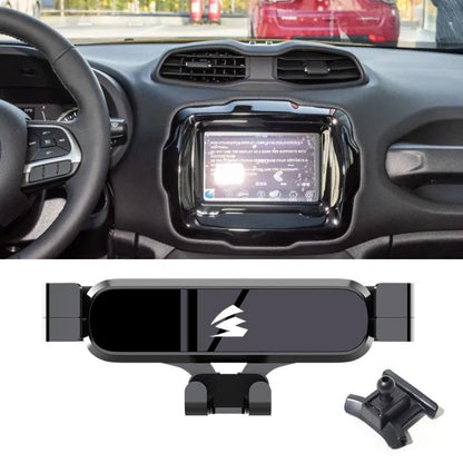 Car Air Vent Metal Gravity Phone Holder Mount, For Jeep Grand Commander 2018-2022, For Jeep Cherokee 2016-2017, For Jeep Wrangler 2011-2018, For Jeep Wrangler 2019-2022, For Jeep Grand Cherokee 2014-2020, For Jeep Grand Cherokee 2021                   ...