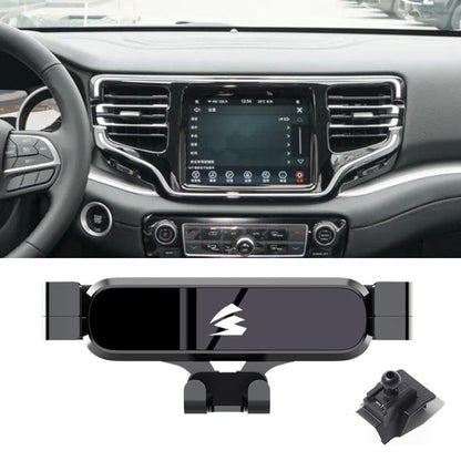 Car Air Vent Metal Gravity Phone Holder Mount, For Jeep Grand Commander 2018-2022, For Jeep Cherokee 2016-2017, For Jeep Wrangler 2011-2018, For Jeep Wrangler 2019-2022, For Jeep Grand Cherokee 2014-2020, For Jeep Grand Cherokee 2021                   ...
