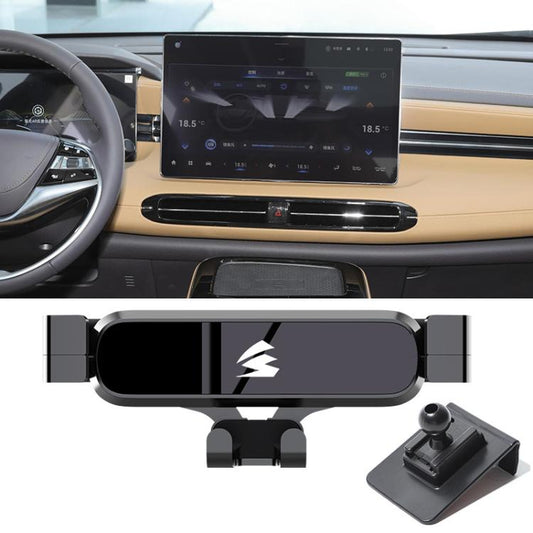Support de téléphone à gravité en métal pour grille d'aération de voiture, compatible avec GAC AION LX 2019–2022, GAC AION Y 2021-2022, GAC AION V Plus 2021–2024, GAC AION V 2020–2021, GAC AION S Plus 2021–2023 et GAC AION S 2019–2023