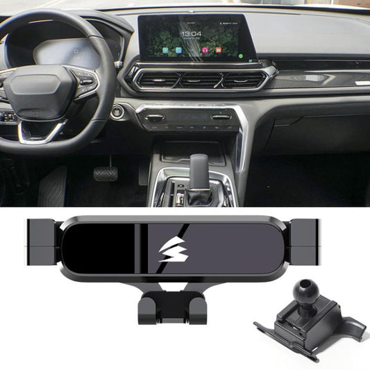 Support de téléphone à gravité en métal pour grille d'aération de voiture, compatible avec les modèles BAOJUN RC-6 (2019-2021), BAOJUN RS5 (2019-2021), BAOJUN RC5 (2020), BAOJUN RM-5 (2019), BAOJUN RS-3 (2020-2022), BAOJUN 730 (2017-2021), BAOJUN 310 (2016-2020) et BAOJUN 560 (2015-2016).