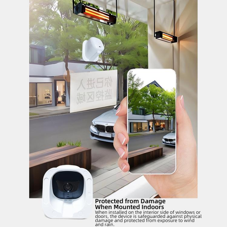 Wireless WiFi Smart High-Definition Wide-Angle Surveillance Camera, 30W Pixels, 300W Pixels
