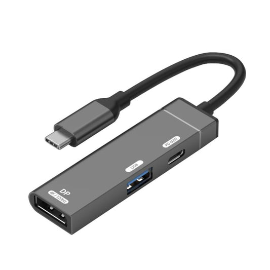 Station d'accueil HUB DisplayPort 4K 60 W Type-C vers Type-C, USB-A, Type-C vers Type-C+USB+DP