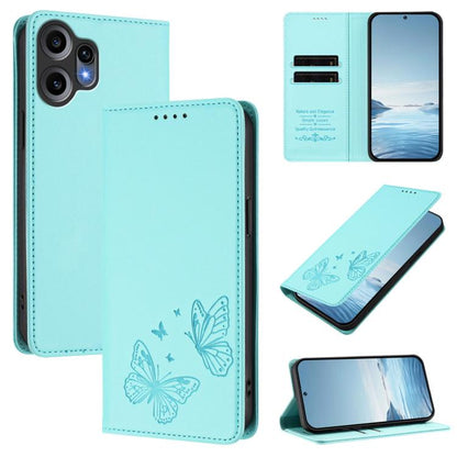 Strong Magnetic Dual Butterfly RFID Vegan Leather Phone Case, For Nothing Phone 4a Pro, For Nothing Phone 4a, For Nothing Phone 3a Lite, For Nothing Phone 3, For Nothing CMF Phone 2 Pro, For Nothing Phone 3a, For Nothing Phone 3a Pro                   ...