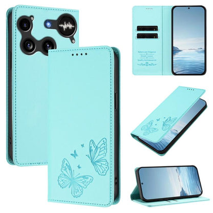 Strong Magnetic Dual Butterfly RFID Vegan Leather Phone Case, For Nothing Phone 4a Pro, For Nothing Phone 4a, For Nothing Phone 3a Lite, For Nothing Phone 3, For Nothing CMF Phone 2 Pro, For Nothing Phone 3a, For Nothing Phone 3a Pro                   ...