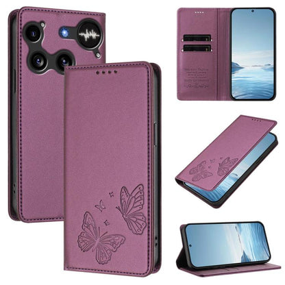 Strong Magnetic Dual Butterfly RFID Vegan Leather Phone Case, For Nothing Phone 4a Pro, For Nothing Phone 4a, For Nothing Phone 3a Lite, For Nothing Phone 3, For Nothing CMF Phone 2 Pro, For Nothing Phone 3a, For Nothing Phone 3a Pro                   ...