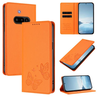 Strong Magnetic Dual Butterfly RFID Vegan Leather Phone Case, For Nothing Phone 4a Pro, For Nothing Phone 4a, For Nothing Phone 3a Lite, For Nothing Phone 3, For Nothing CMF Phone 2 Pro, For Nothing Phone 3a, For Nothing Phone 3a Pro                   ...