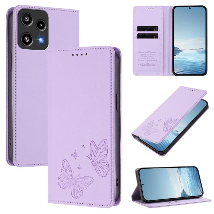 Strong Magnetic Dual Butterfly RFID Vegan Leather Phone Case, For Nothing Phone 4a Pro, For Nothing Phone 4a, For Nothing Phone 3a Lite, For Nothing Phone 3, For Nothing CMF Phone 2 Pro, For Nothing Phone 3a, For Nothing Phone 3a Pro                   ...