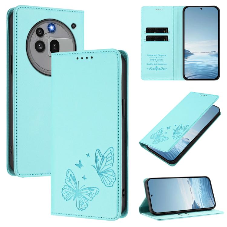 Strong Magnetic Dual Butterfly RFID Vegan Leather Phone Case, For Nothing Phone 4a Pro, For Nothing Phone 4a, For Nothing Phone 3a Lite, For Nothing Phone 3, For Nothing CMF Phone 2 Pro, For Nothing Phone 3a, For Nothing Phone 3a Pro                   ...