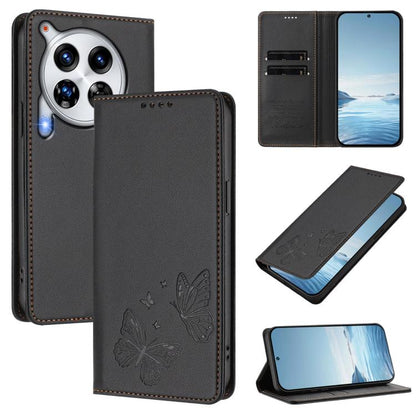 Strong Magnetic Dual Butterfly RFID Vegan Leather Phone Case, For Tecno Spark 30 5G / Pova 6 Neo 5G, For Tecno Pova 6 Neo 5G / Spark 30 5G, For Tecno Spark 30 Pro, For Tecno Spark 30 4G, For Tecno Spark 30C, For Tecno Spark 20 Pro 5G                   ...