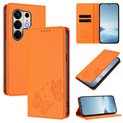 Strong Magnetic Dual Butterfly RFID Vegan Leather Phone Case, For Tecno Camon 50 Pro 4G, For Tecno Camon 50 4G, For Tecno Spark Go 3, For Tecno Spark Go 5G 2025 / Spark 40 5G, For Tecno Pova Slim / Tecno Spark Slim, For Tecno Spark 40C                 ...
