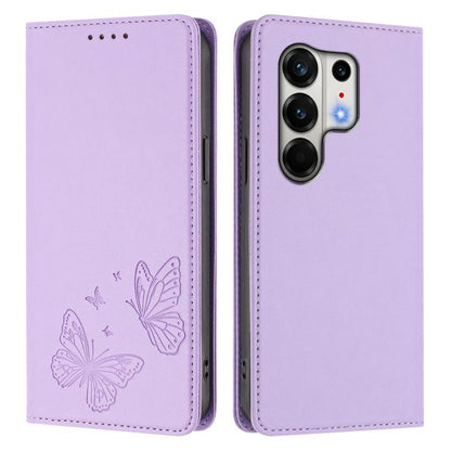 Strong Magnetic Dual Butterfly RFID Vegan Leather Phone Case, For Tecno Camon 50 Pro 4G, For Tecno Camon 50 4G, For Tecno Spark Go 3, For Tecno Spark Go 5G 2025 / Spark 40 5G, For Tecno Pova Slim / Tecno Spark Slim, For Tecno Spark 40C                 ...