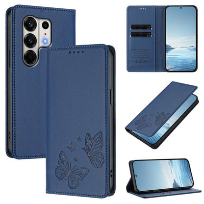 Strong Magnetic Dual Butterfly RFID Vegan Leather Phone Case, For Tecno Camon 50 Pro 4G, For Tecno Camon 50 4G, For Tecno Spark Go 3, For Tecno Spark Go 5G 2025 / Spark 40 5G, For Tecno Pova Slim / Tecno Spark Slim, For Tecno Spark 40C                 ...