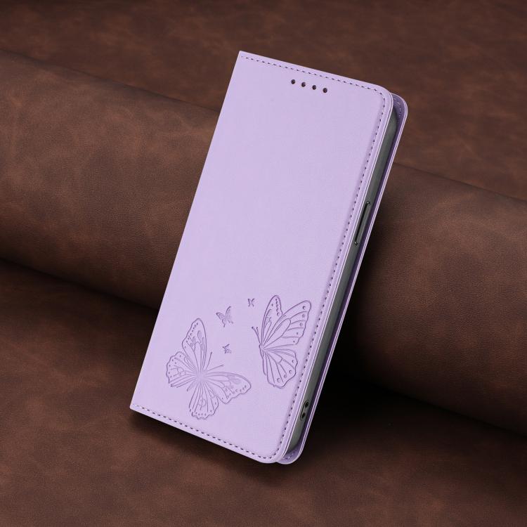 Strong Magnetic Dual Butterfly RFID Vegan Leather Phone Case, For Tecno Pova 6 / Pova 6 Pro, For Tecno Camon 30 Pro, For Tecno Camon 30 4G / Camon 30 5G, For Tecno Spark 20 Pro+, For Tecno Spark 20 / Spark 20C / Spark Go 2024, For Tecno Pova 5 Pro     ...