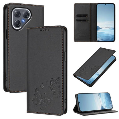 Strong Magnetic Dual Butterfly RFID Vegan Leather Phone Case, For Tecno Spark 40 Pro 4G, For Tecno Spark 40 4G, For Tecno Pova 7 Ultra 5G, For Tecno Pop 9 4G / Spark Go 1 / Spark Go 1S, For Tecno Camon 40 Pro 4G, For Tecno Camon 40 Premier             ...