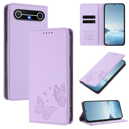 Strong Magnetic Dual Butterfly RFID Vegan Leather Phone Case, For Tecno Camon 50 Pro 4G, For Tecno Camon 50 4G, For Tecno Spark Go 3, For Tecno Spark Go 5G 2025 / Spark 40 5G, For Tecno Pova Slim / Tecno Spark Slim, For Tecno Spark 40C                 ...