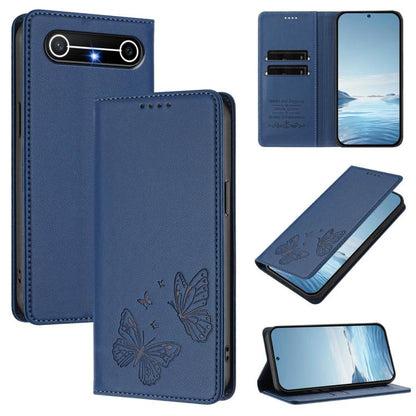Strong Magnetic Dual Butterfly RFID Vegan Leather Phone Case, For Tecno Camon 50 Pro 4G, For Tecno Camon 50 4G, For Tecno Spark Go 3, For Tecno Spark Go 5G 2025 / Spark 40 5G, For Tecno Pova Slim / Tecno Spark Slim, For Tecno Spark 40C                 ...