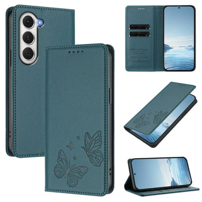 Strong Magnetic Dual Butterfly RFID Vegan Leather Phone Case, For Tecno Spark 40 Pro 4G, For Tecno Spark 40 4G, For Tecno Pova 7 Ultra 5G, For Tecno Pop 9 4G / Spark Go 1 / Spark Go 1S, For Tecno Camon 40 Pro 4G, For Tecno Camon 40 Premier             ...