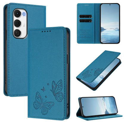 Strong Magnetic Dual Butterfly RFID Vegan Leather Phone Case, For Tecno Camon 50 Pro 4G, For Tecno Camon 50 4G, For Tecno Spark Go 3, For Tecno Spark Go 5G 2025 / Spark 40 5G, For Tecno Pova Slim / Tecno Spark Slim, For Tecno Spark 40C                 ...