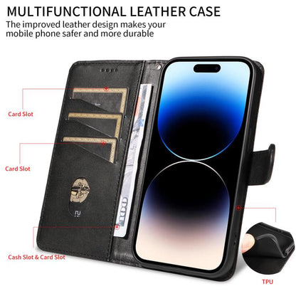 T-type Stitch Leather Phone Case, For Realme 16 Pro+ 5G Global, For Realme 16 Pro 5G Global