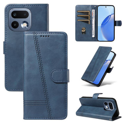 T-type Stitch Leather Phone Case, For Realme 16 Pro+ 5G Global, For Realme 16 Pro 5G Global