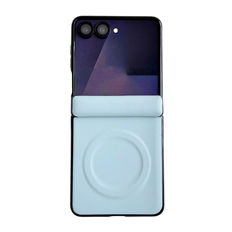 Integrated Magnetic Axis Solid Color Leather Texture Phone Case with Magnetic Ring, For Galaxy Z Fold8 5G, For Samsung Galaxy Z Flip7
