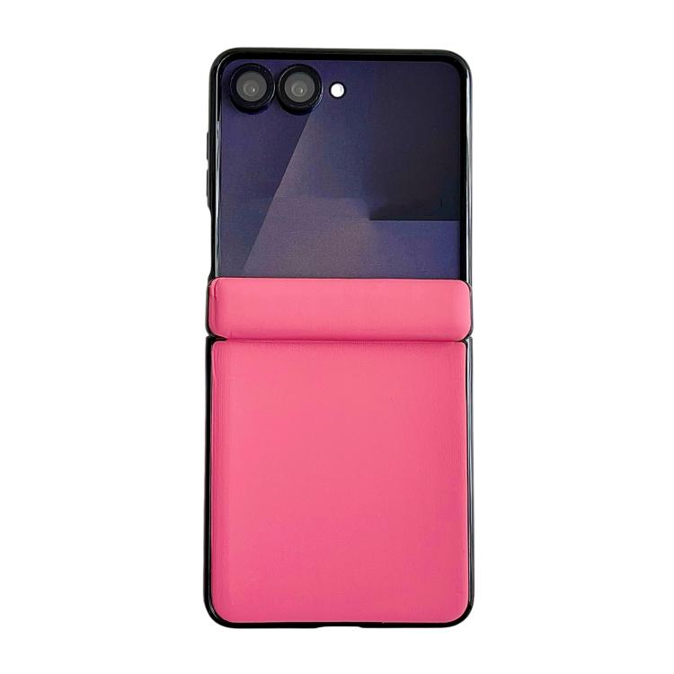 Integrated Magnetic Axis Solid Color Leather Texture Phone Case, For Galaxy Z Fold8 5G, For Samsung Galaxy Z Flip7