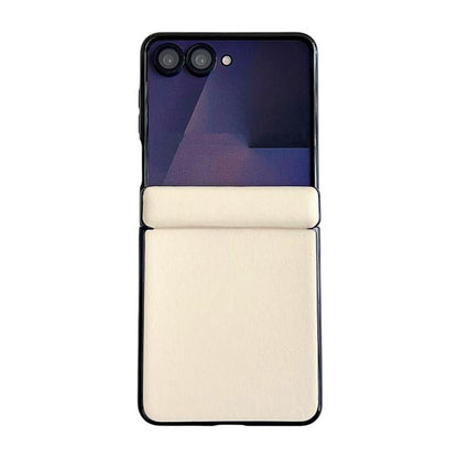 Integrated Magnetic Axis Solid Color Leather Texture Phone Case, For Galaxy Z Fold8 5G, For Samsung Galaxy Z Flip7