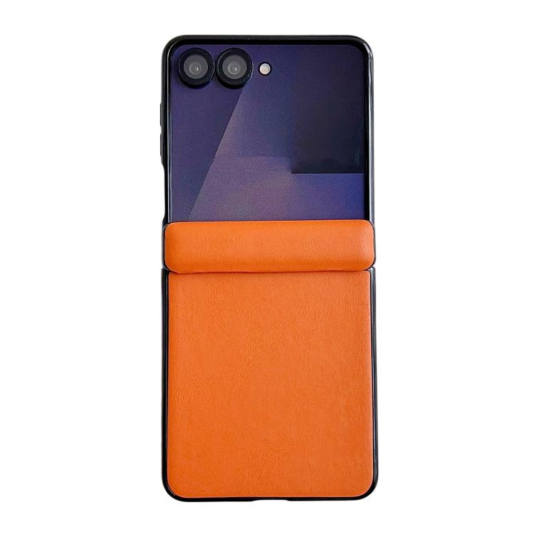 Integrated Magnetic Axis Solid Color Leather Texture Phone Case, For Galaxy Z Fold8 5G, For Samsung Galaxy Z Flip7