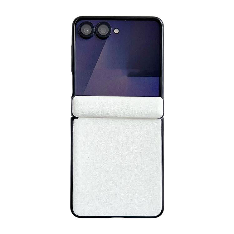 Integrated Magnetic Axis Solid Color Leather Texture Phone Case, For Galaxy Z Fold8 5G, For Samsung Galaxy Z Flip7