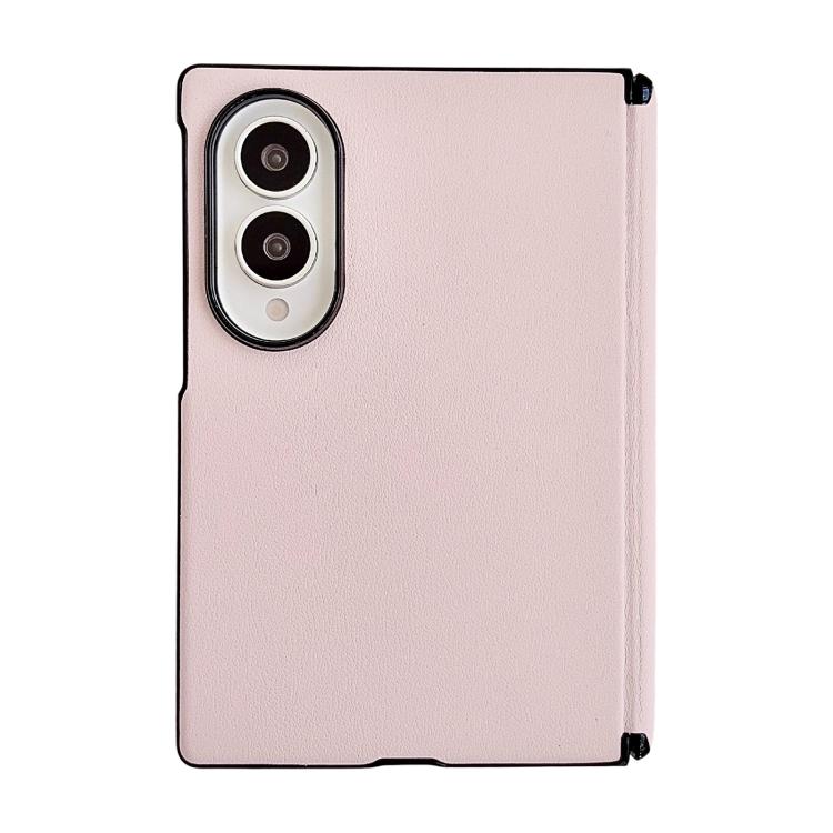 Integrated Magnetic Axis Solid Color Leather Texture Phone Case, For Galaxy Z Fold8 5G, For Samsung Galaxy Z Flip7