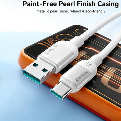 JOYROOM S-A62 Lively Series 3A USB-A to USB-C / Type-C Fast Charging Data Cable, Length: 1.2m, USB-A to USB-C / Type-C