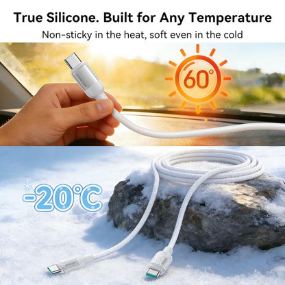 JOYROOM S-A62 Lively Series 60W USB-C / Type-C to USB-C / Type-C Fast Charging Data Cable, Length: 1.2m, USB-C / Type-C to USB-C / Type-C