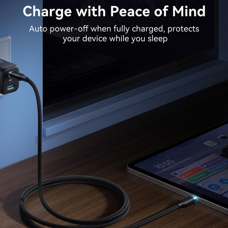 JOYROOM S-A63 StarWay Series 1.2m 100W Type-C to Type-C Auto Power-Off Fast Charging Data Cable, Type-C to Type-C