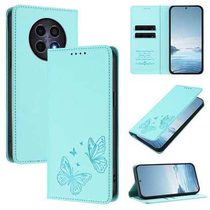 Strong Magnetic Dual Butterfly RFID Vegan Leather Phone Case, For Realme GT7 Pro / GT7 Pro Racing, For Realme C63 5G, For Realme 13 5G / 12 5G / 12x / 12x India, For Realme 13+, For Realme 13 4G / 12 4G / 12+ / Narzo 70 / P1                            ...